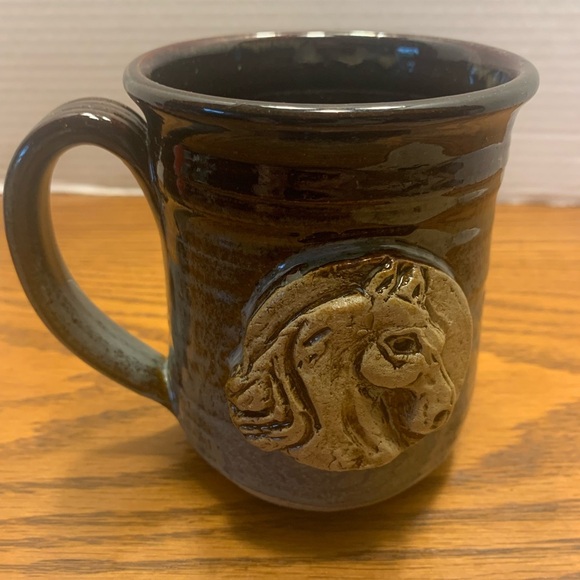 Handcrafted Ceramic Mug with Horse Design - Picture 4 of 10